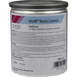 WOLFF Pusriebė bazinė grietinėlė, 700 ml