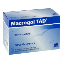 Makrogolio TAD milteliai, 20 vnt
