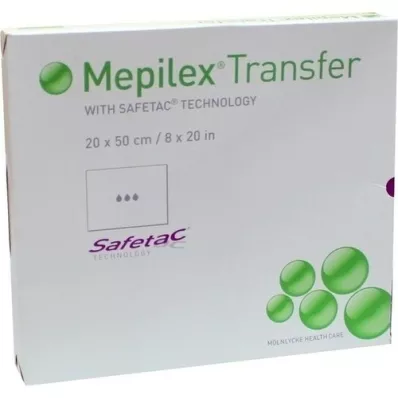 MEPILEX Perkėlimo putų tvarstis 20x50 cm sterilus, 4 vnt