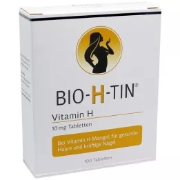 BIO-H-TIN Vitaminas H 10 mg tabletės, 100 vnt