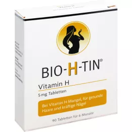 BIO-H-TIN Vitaminas H 5 mg 6 mėn. tabletės, 90 vnt