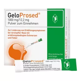 GELOPROSED Geriamieji milteliai, 10 vnt