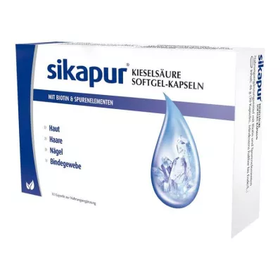 SIKAPUR Silicio rūgšties minkštosios gelio kapsulės su biotinu, 30 vnt