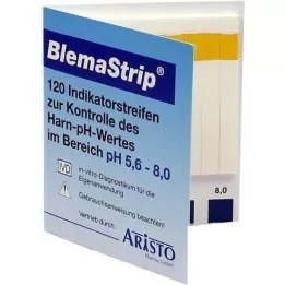 BLEMASTRIP pH 5,6-8,0 testo juostelės, 120 vnt