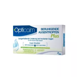 OPTICALM Raminamieji akių lašai Plus, vienkartinė dozė, 10X0,5 ml