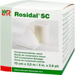 ROSIDAL SC Kompresinis tvarstis minkštas 10 cmx3,5 m, 1 vnt