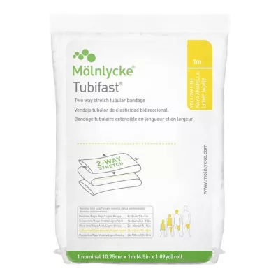 TUBIFAST Dviejų krypčių ruožas 10,75 cmx1 m geltonos spalvos, 1 vnt