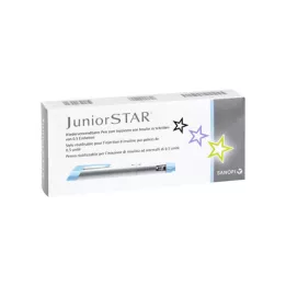 JUNIORSTAR Injekcijos įtaisas, sidabrinis, 1 vnt