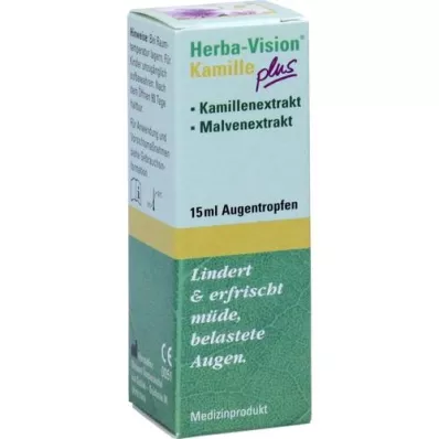 HERBA-VISION Ramunėlių plius akių lašai, 15 ml