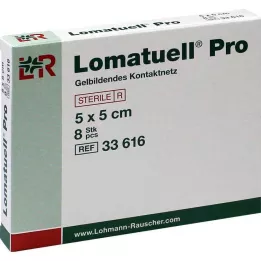 LOMATUELL Pro 5x5 cm sterilus, 8 vnt