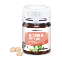 SOVITA ACTIVE Vitaminas B12 Opti 100 tablečių, 180 kapsulių