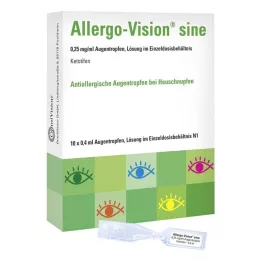 ALLERGO-VISION sine 0,25 mg/ml AT vienkartinė dozė, 10X0,4 ml