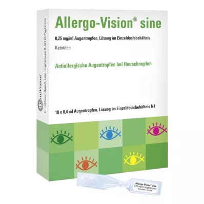 ALLERGO-VISION sine 0,25 mg/ml AT vienkartinė dozė, 10X0,4 ml