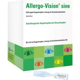 ALLERGO-VISION sine 0,25 mg/ml AT vienkartinė dozė, 50X0,4 ml