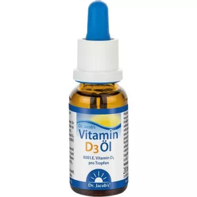 VITAMIN D3 ÖL Dr. Jokūbo lašai, 20 ml