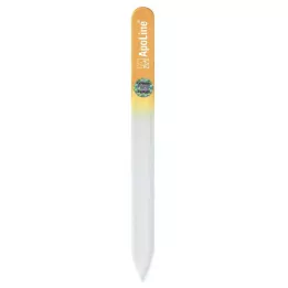 APOLINE Nagų dildė stiklinė 14 cm oranžinė, 1 vnt