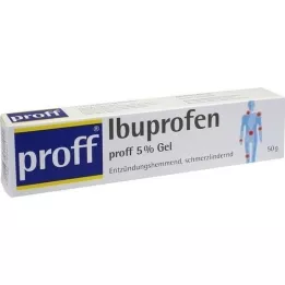 IBUPROFEN Proff 5% gelis, 50 g