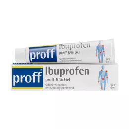 IBUPROFEN Proff 5% gelis, 50 g