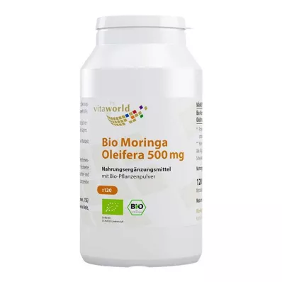 MORINGA OLEIFERA 500 mg kapsulės, 120 vnt