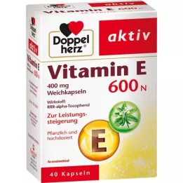 DOPPELHERZ Vitaminas E 600 N minkštos kapsulės, 40 vnt