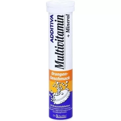 ADDITIVA Multivit.+Mineral Orange R putojančios tabletės, 20 vnt