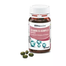 SOVITA ACTIVE Vitamino B komplekso kapsulės, 200 kapsulių