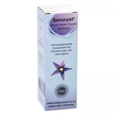 SANUCYST Šlapimo pūslės ir inkstų lašai, 30 ml