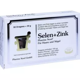 SELEN+ZINK Pharma Nord Dragees, 90 kapsulių