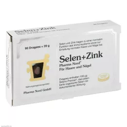 SELEN+ZINK Pharma Nord Dragees, 90 kapsulių