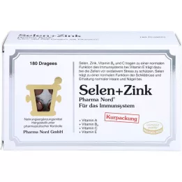 SELEN+ZINK Pharma Nord Dragees, 180 kapsulių
