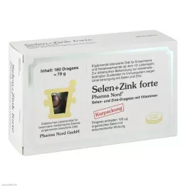 SELEN+ZINK Pharma Nord Dragees, 180 kapsulių