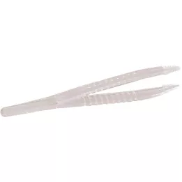 PINZETTE Vienkartiniai sterilūs plastikiniai 12,5 cm, 10 vnt