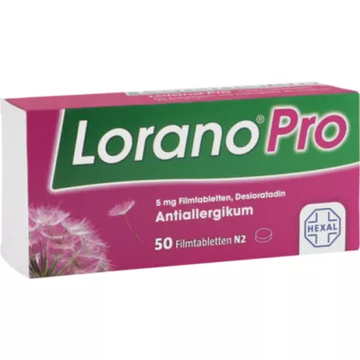 LORANOPRO 5 mg plėvele dengtos tabletės, 50 vnt