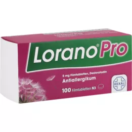 LORANOPRO 5 mg plėvele dengtos tabletės, 100 vnt