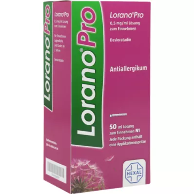 LORANOPRO 0,5 mg/ml geriamasis tirpalas, 50 ml