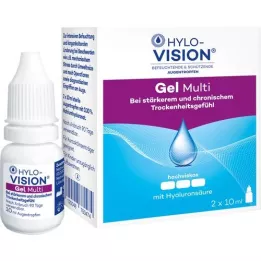 HYLO-VISION Geliniai akių lašai, 2X10 ml