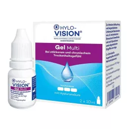 HYLO-VISION Geliniai akių lašai, 2X10 ml
