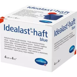 IDEALAST-spalvotas tvarstis 4 cmx4 m mėlynos spalvos, 1 vnt