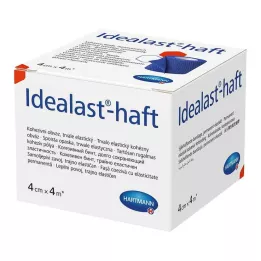 IDEALAST-spalvotas tvarstis 4 cmx4 m mėlynos spalvos, 1 vnt