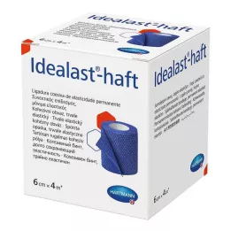 IDEALAST-bandaj colorat de 6 cmx4 m albastru, 1 buc