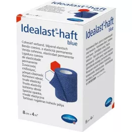 IDEALAST-spalvotas tvarstis 8 cmx4 m mėlynos spalvos, 1 vnt