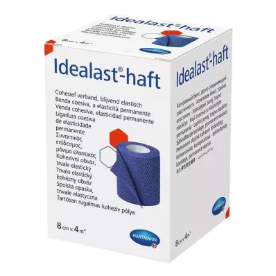 IDEALAST-spalvotas tvarstis 8 cmx4 m mėlynos spalvos, 1 vnt