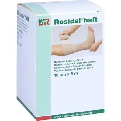 ROSIDAL kompresinis tvarstis 10 cmx5 m, 1 vnt