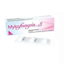 MYKOFUNGIN 3 vaginalinės tabletės po 200 mg, 3 vnt