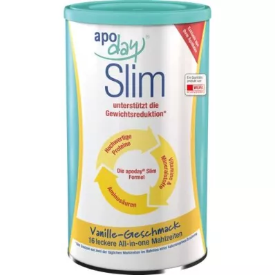 APODAY Vanilla Slim miltelių skardinė, 450 g