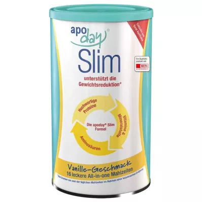 Apoday Vanilla Slim miltelių skardinė, 450 g
