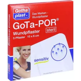 Gota-Por žaizdų tinkas sterilus 60x100 mm, 5 vnt