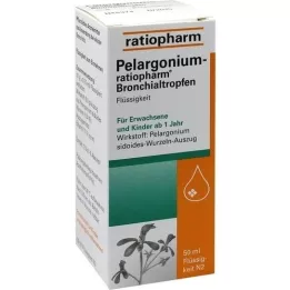 PELARGONIUM-RATIOPHARM Bronchų lašai, 50 ml