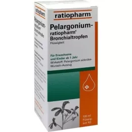 PELARGONIUM-RATIOPHARM Bronchų lašai, 100 ml