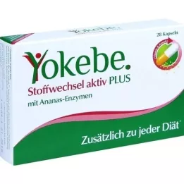 YOKEBE Plus medžiagų apykaitos aktyvios kapsulės, 28 vnt